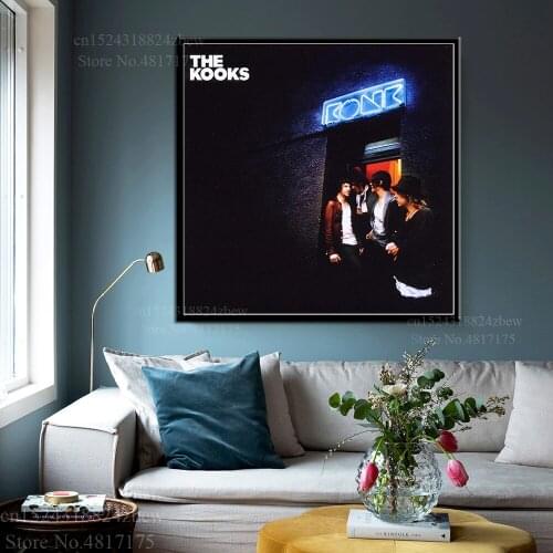 The Kooks Poster Singer Music Album Konk Lets Go Sunshine Down Listen Canvas Painting Wall Art Posters and Prints Home Decor