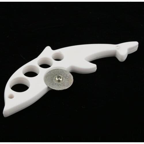 Durable Ampule Opener Multi Function Fish Shape Glass Ampoule Breaker Bottle Opener Plastic & Sandstone