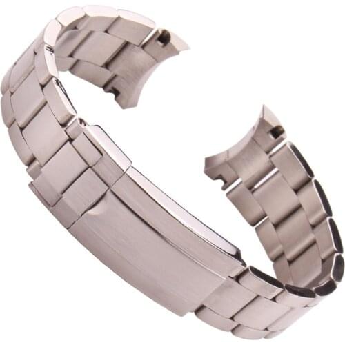 20MM 316L Solid Stainless Steel Watch Band For Rolex Submariner GMT Watch