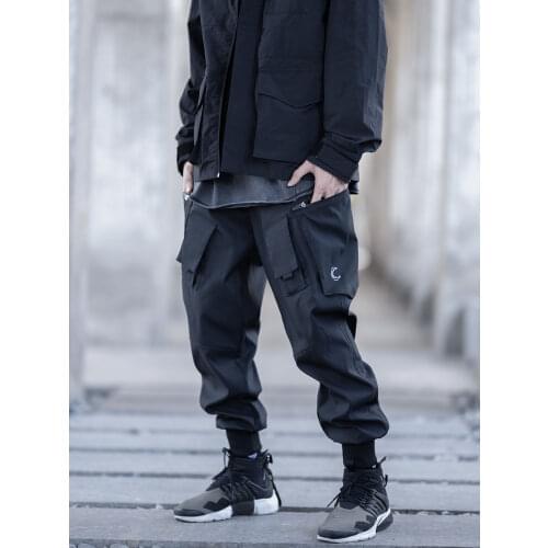 Catsstac windproof polyester tactical pants multiple pockets techwear ninjawear streetwear futuristic