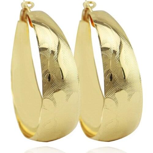 Bloom Hoop Earrings Women Iced Out Bling Charm Trendy Jewelry PCE07