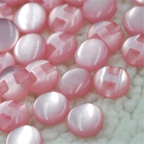 100pcs Pink Color Child Clothes Candy Color Eye Cat Stone Button/Sewing lots
