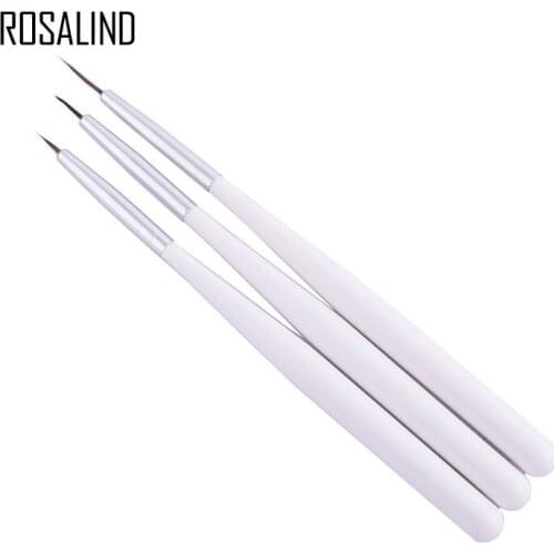 3PCS Acrylic Nail Art Pen Light Therapy Pen Crystal Pen Drawing Pen Nail Brush Set 3D Tips Manicure Ultra-thin Line Drawing Pen