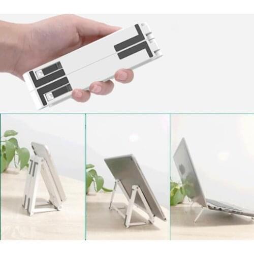 Adjustable Laptop Stand for Desk, Portable Folding Stand for Cell Phone, Tablets, Plastic Ergonomic Laptop Riser Holder