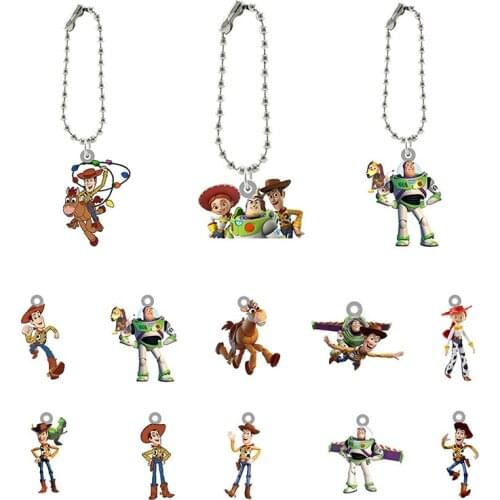 Disney Toy Story Resin Accessories Small Accessories Keychain Toy Lovers Childrens Cartoons Souvenirs For Friends