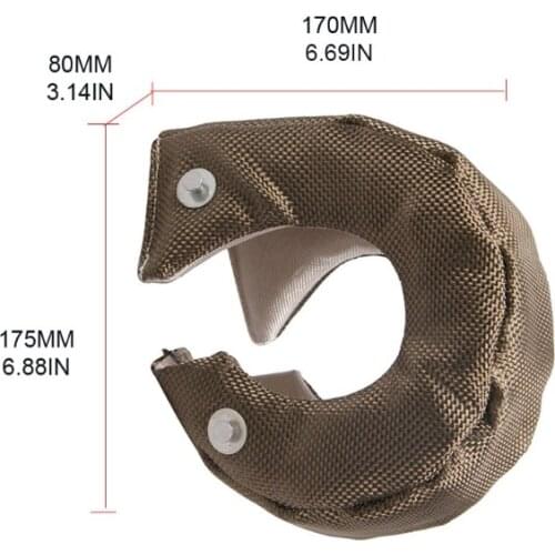 X7AE Car Turbo Charger Heat Shield Cover Blanket Glass Fiber Protection Wrap for T3 T25 T28 GT25 GT28 GT30 GT32 GT35 GT37