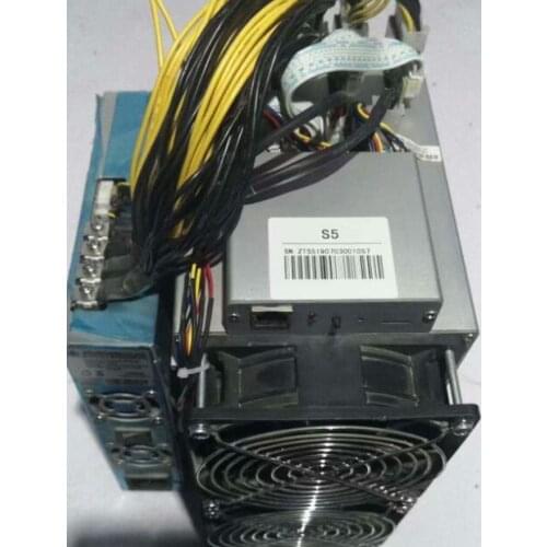 Used Cheetah S5 ASIC BTC BCH Sha256 Miner S5 22T with power supply PSU