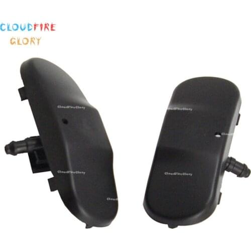 CloudFireGlory 2KD955985 2PCS Windshield Washer Jet Nozzle For VW Jetta 2006-2014 Golf 2004-2013 Passat Tiguan For Skoda