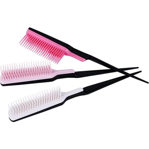 Hair Styling Tail Comb Hair Dye Hair Coloring Highlighting Plastic Comb Salon Hairdressing Modeling Hair-Twisting Tools 2021