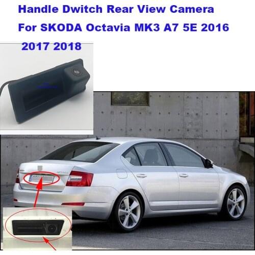 Yessun Rear View Camera For Skoda Octavia MK3 A7 5E 2015 2016 2017 2018 2019 Superb MK3 Trunk Handle Camera backup camera