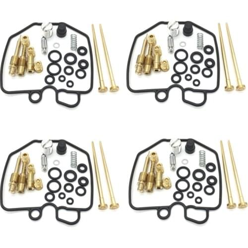 4 Sets for Honda CB750F CB750 CB 750F F Super Sport 1980-1982 1981 Carburetor Repair Rebuild Kit Motorcycle Parts