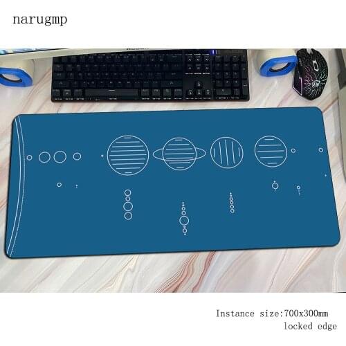 Solar system mouse pad 700x300x4mm gaming mousepad anime Colourful office notbook desk mat Gorgeous padmouse games pc gamer mats