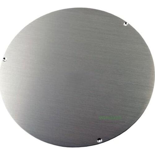 220mm diameter round aluminum anodized build plate for kossel delta 3d printer