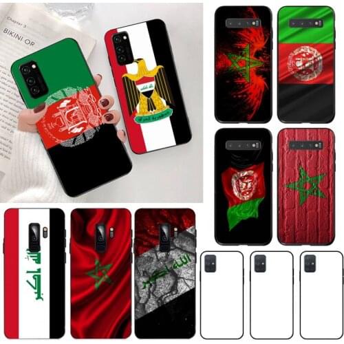 Morocco Iraq Afghanistan flag Phone Case for Samsung S20 plus Ultra S6 S7 edge S8 S9 plus S10 5G lite 2020