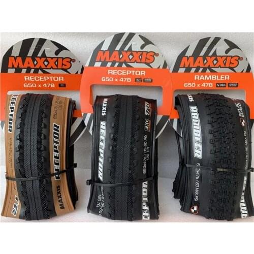 MAXXIS 650B GRAVEL RAMBLER/RECEPTOR 650x47B TR folding tubeless bicycle tire