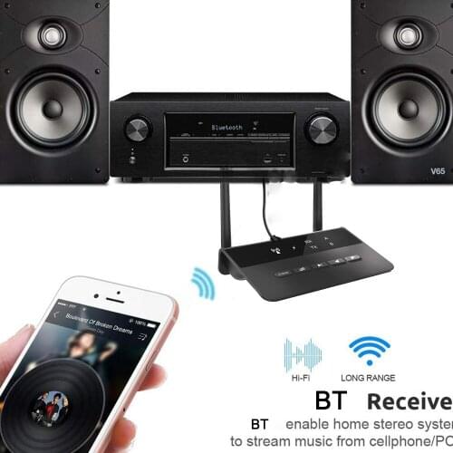 Multi-functional Bluetooth Wireless Audio Adapter 2 in 1 BT Audio Receiver Transmitters Long Endurance Automatic Return Adapter