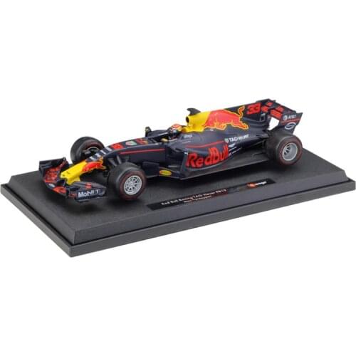 Bburago 1:18 Formula Racing Car TAG Heuer RB13 #33 #3 Static Simulation Alloy Model Car