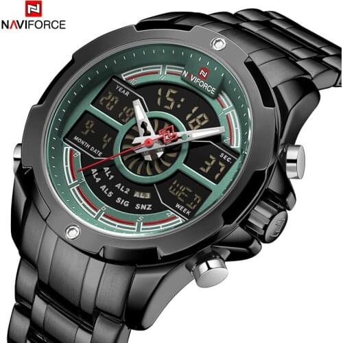 Relogio Masculino NAVIFORCE 2021 New Men Watch Top Luxury Brand Waterproof Business Quartz Watches Men’s Military Sports Male Cl