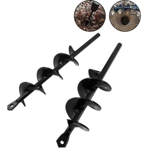 New Earth Drill Ice Garden Auger Spiral Drill Machine Bit Flower Planter Auger Yard Gardening Planting Hole Digger Tool