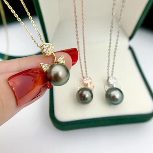 New 925 Sterling Silver Pendant Base Mountings Findings Jewelry Fittings Accessories Parts for Pearls Stones Crystal Coral