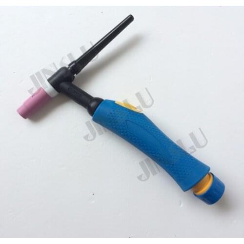 Tig Torch Argon Air Cooled Welding Gun WP-26 WP26 Blue Head Body