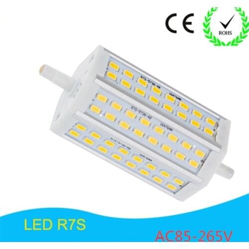 R7S LED 118mm 78mm 135mm 189mm 10W 20W 25W 30W 118mm dimmable led Bulb R7S light J118 lamp with fan AC110-240V 220V 230V 240V