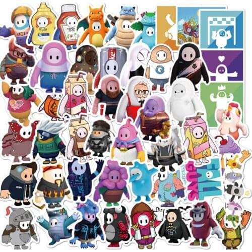 10/30/50Pcs/Set Jelly Beans Breakthrough Game S Waterproof Skateboard Travel Suitcase Phone Laptop Luggage Stickers Cute Kids