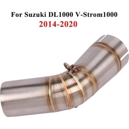 Slip for Suzuki DL1000 V-Strom1000 2014-2020 Motorcycle Exhaust Mid Link Pipe Connect Tube 51mm