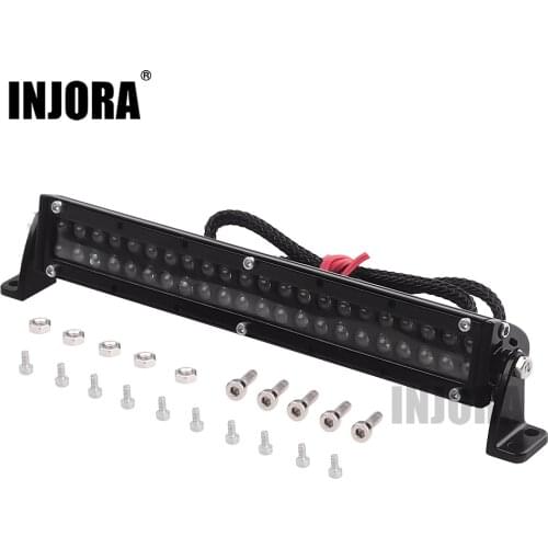 High Performance Metal 44 LED Roof Lamp Light Bar for 1/10 RC Crawler Axial SCX10 D90 TAMIYA CC01 Traxxas TRX-4 Trx4