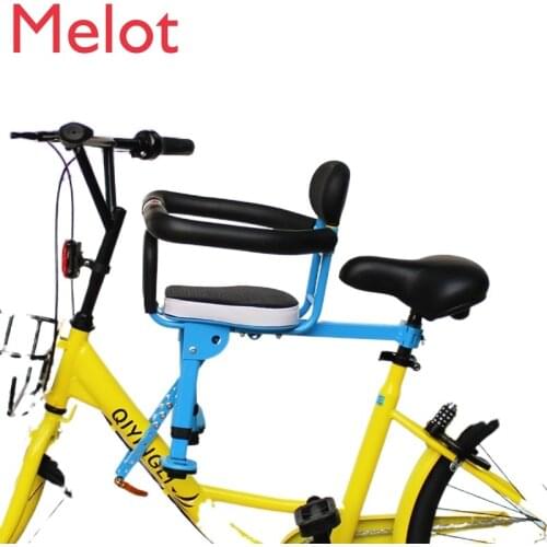 High-End Luxury Bicycle Childrens Seat Front Shared Seat Chair Folding Seat Type a Veneer Style