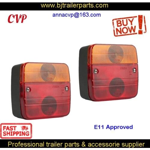Globe Trailer Tail Light Lamp Broke Stop Turn Indicator 12V for RV Parts Camper caravan Accessories (2PCS/1PAIR)