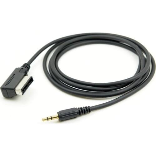 Zihan Media In AMI MDI to Stereo 3.5mm Audio Aux Adapter Cable for Car Mercedes Benz & Cell Phone