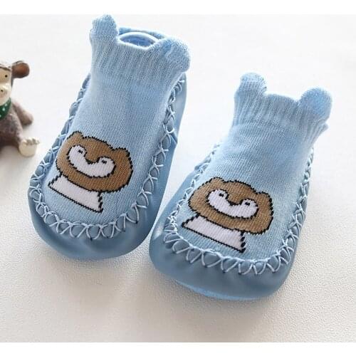 Winter Cotton Shoes Newborn Baby Cartoon Animal Baby Girls Boys Anti-slip Socks Slipper Non-slip Comfortable 2021 Baby Shoes