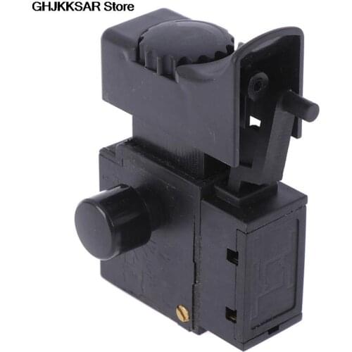 1pc FA2-6/1BEK Lock On Power Tool Electric Drill Speed Control Trigger Button Switch