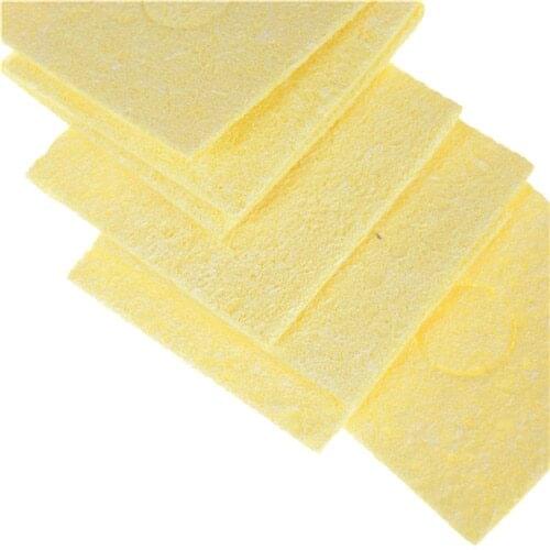 10pcs/lot Thick Sponge Soldering Welding Accessories Soldering Iron Cleaning New High Temperature Resistant Heatstable Solder