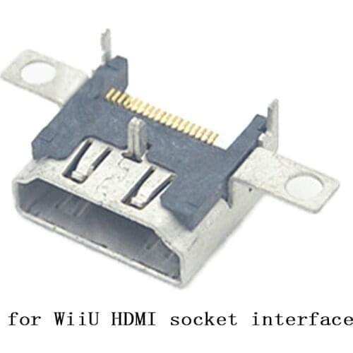 20pcs Original HDMI for Nintend WiiU Port Socket High Definition Interface HDMI Port Connector Socket for Nintendo Wii U WiiU