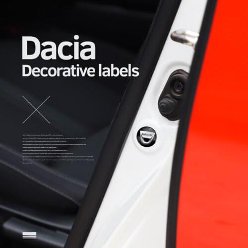 4Pcs PVC Car Door Hood Anti-Abrasion Wearproof Stickers For Dacia Duster Sandero Logan Lodgy 2Mcv Stepway Dokker Bigster Spring