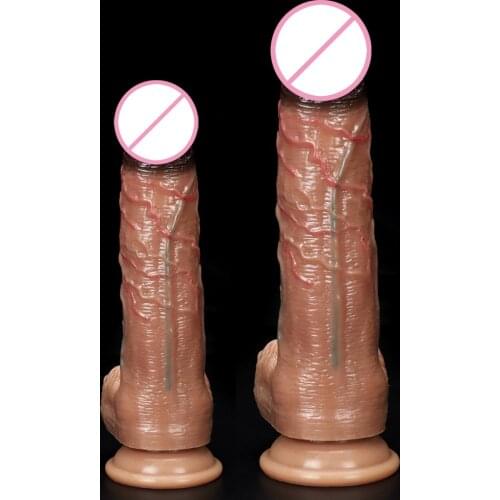 9 inch Super Nice Large Realistic Silicone Dildo Women Masturbator G-Spot Big Dick for Bisexual Anal Plug Sex Toys Adult Dildos