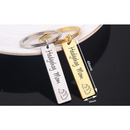 2020 new hedgehog pattern keychain as a gift for your child