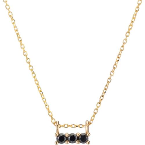 CANNER Necklace For Women Real 925 Sterling Silver Eye Animal Paw Print Love Jewelry Charming Pendant Chain 18K Choker Bijoux