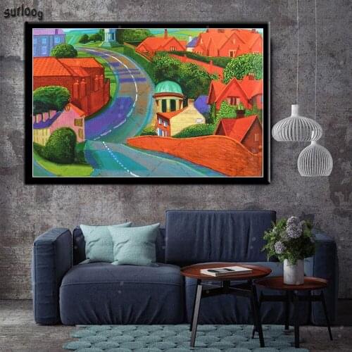 David Hockney A Bigger Splashist Posters and Prints Wall Art Pictures Poster Canvas Painting for Home Decoration