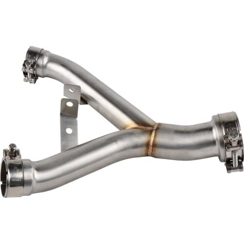 For Kawasaki Z1000 Z 1000 2011-2018 2012 2013 2014 2015 2016 Motorcycle Stainless Steel Mid Pipe Decat Eliminator Race Exhaust