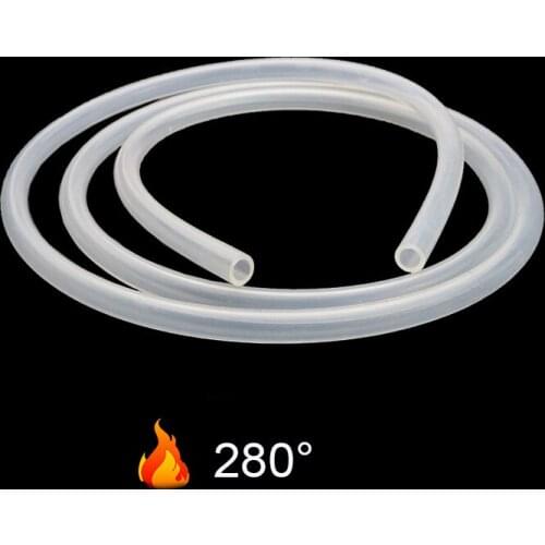 Food Grade Transparent Silicone Tube Rubber Hose mangueira water hose pipe Flexible durite silicona Water pump tubo pipe a eau