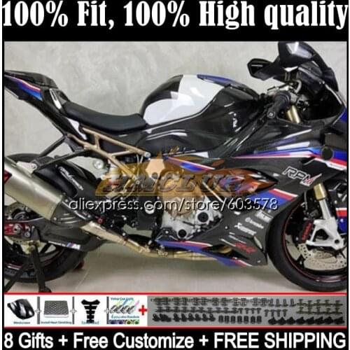 Injection Kit For BMW S-1000 S1000-RR S1000 RR 46CL.14 S1000RR 19 20 21 S 1000 RR 1000RR 2019 2020 2021 OEM Fairing rizla black