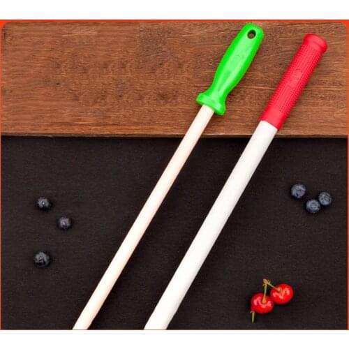 Ceramic knife sharpener household kitchen knife stick professional handheld cylindrical jade porcelain knife sharpener artifact