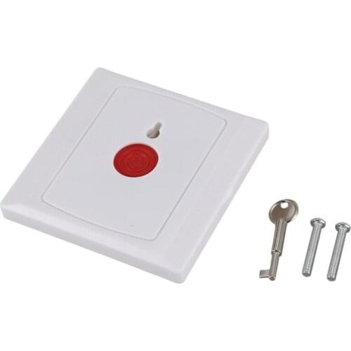 Top Deals Square Family Office Emergency Panic Button White