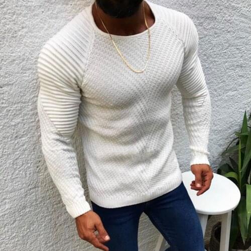 Mens Sweater Pull Male Clothing 2021 New Autumn Winter Pullover Sweaters Men O-Neck Solid Color Long Sleeve Knitwear Slim