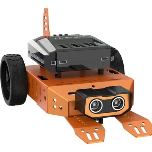 Newest Microbit programmed robot QDEE marmot intelligent car/line patrol obstacle avoidance/speech recognition forstem educatio