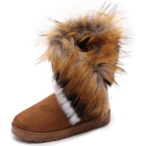 New womens cotton boots, fashionable suede cuffs, lightweight and comfortable, breathable snow boots, casual walking boots