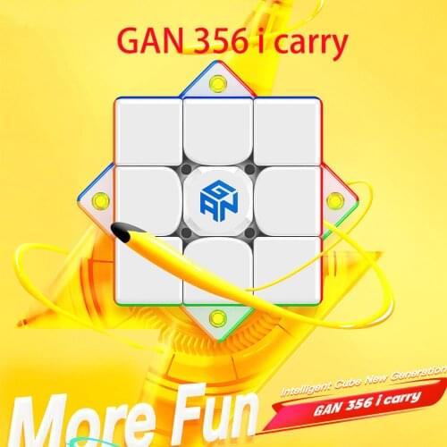 Original GAN 356 i carry 3x3x3 Intelligence Cube GAN 3x3 Speed Cubing GAN356 i carry Magnetic cube Puzzle Cubes Toys GAN356I C